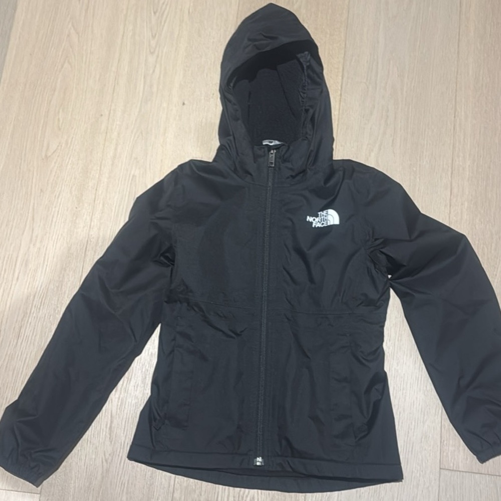 The North Face Black Fleece Jacket with Logo Tag